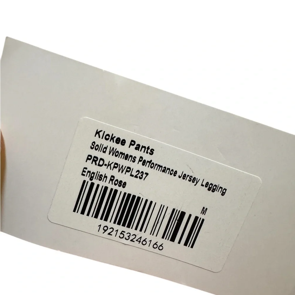 🌸 Kickee Pants‎ Solid Performance Jersey Legging English Rose M NWT 🌸 - Picture 4 of 4